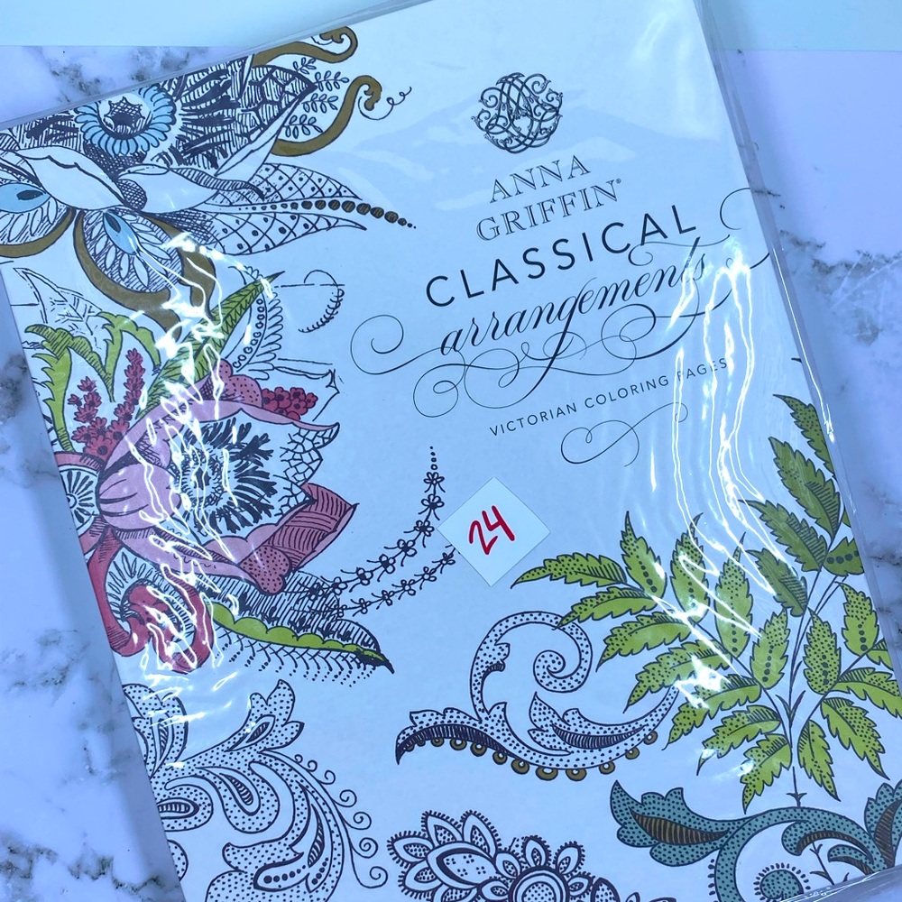Anna Griffin Classical Arrangements Victorian Coloring Pages (item 24)